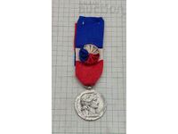 FRANCE SILVER ROSETTE MEDAL NAMED 1974