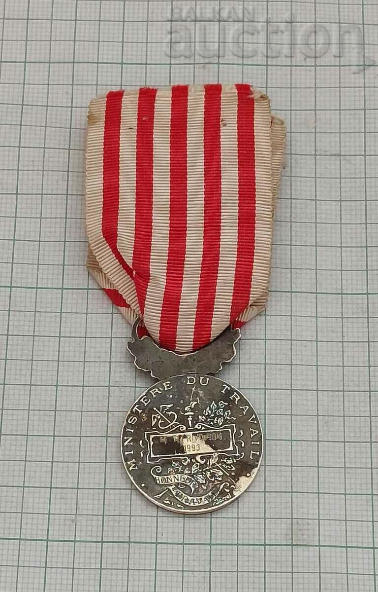 Delivery of FRANCE SILVER MEDAL NAMED 1993