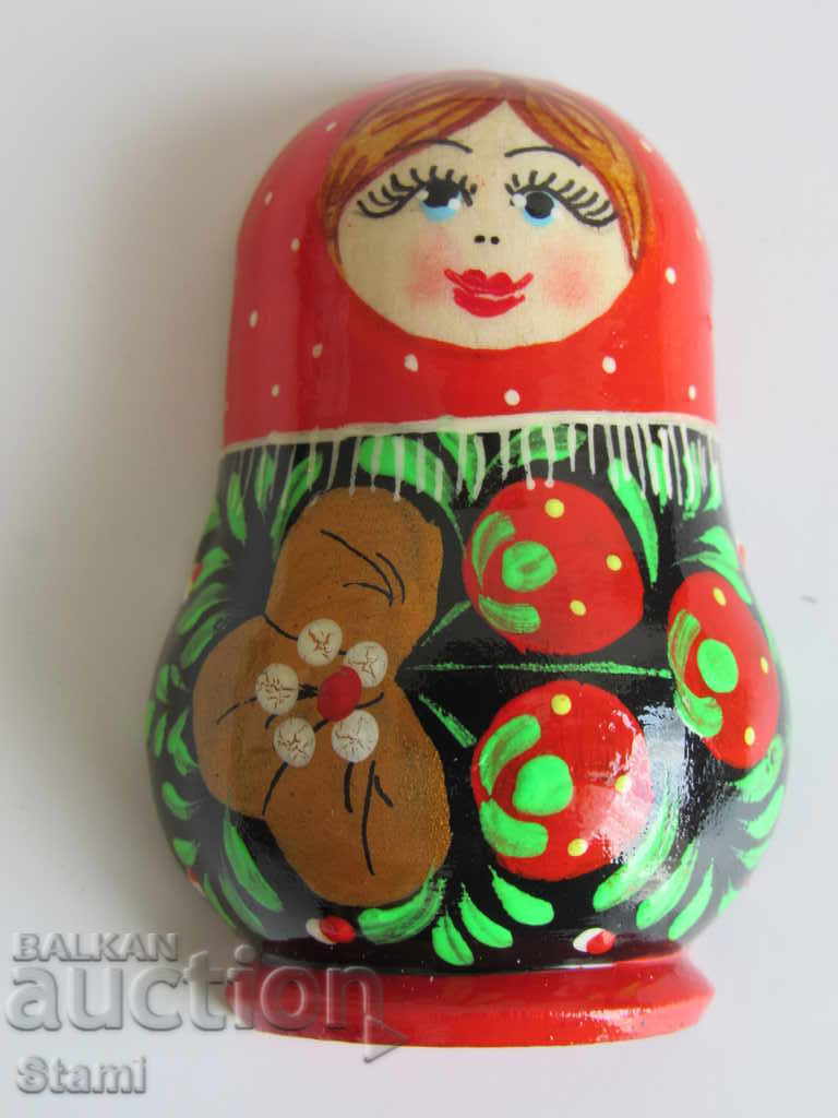 Authentic Wooden Matryoshka Magnet from Russia-Series-4 with price 8.90 BGN | € 4.55