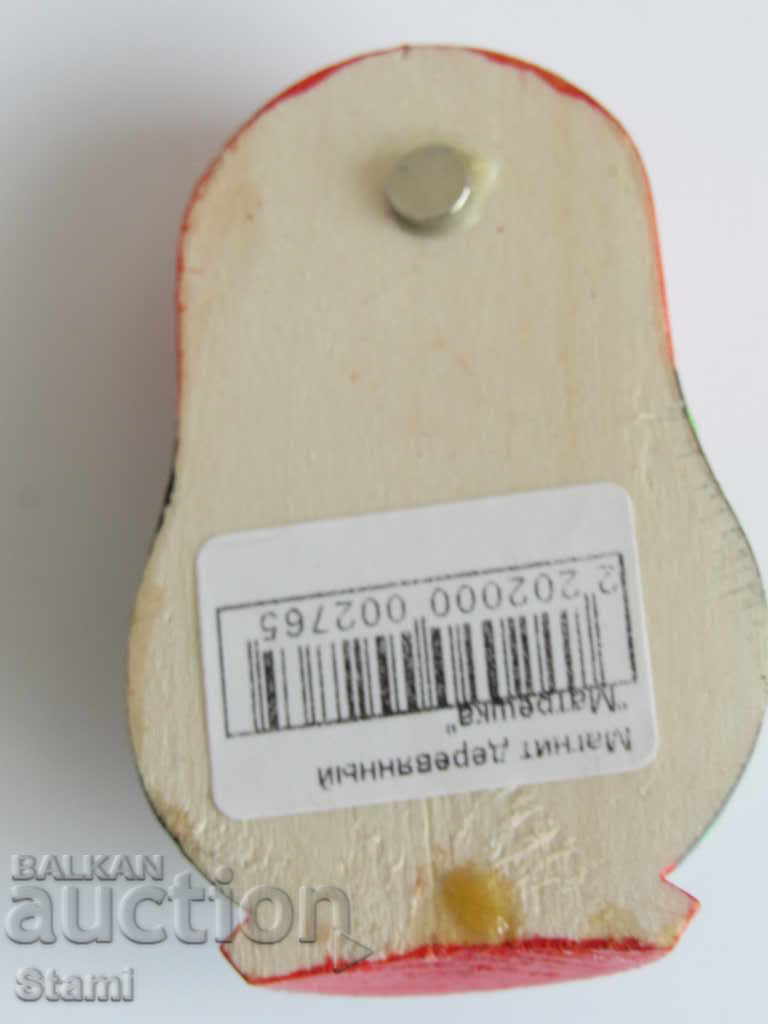 Delivery of Authentic Wooden Matryoshka Magnet from Russia-Series-4