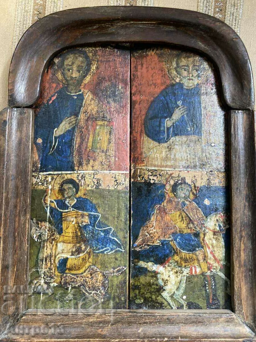 Old Icon Diptych