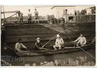 Bulgaria, Lom Palanka, Fishermen from abroad, RPPC, 1919.