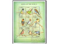 ZAMBIA 2000 Birds clean small sheet