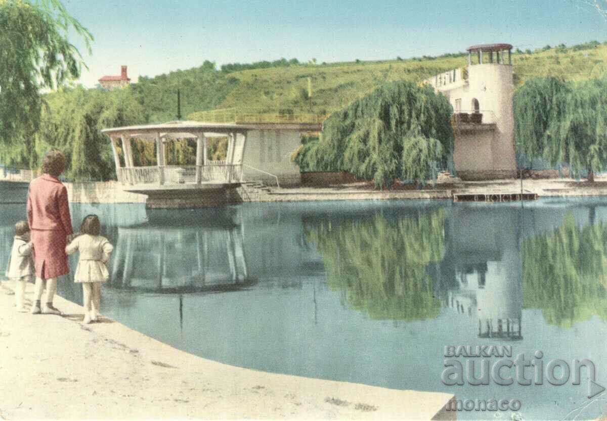 Old postcard - Mihaylovgrad, Restaurant "Montanazeum" A-25