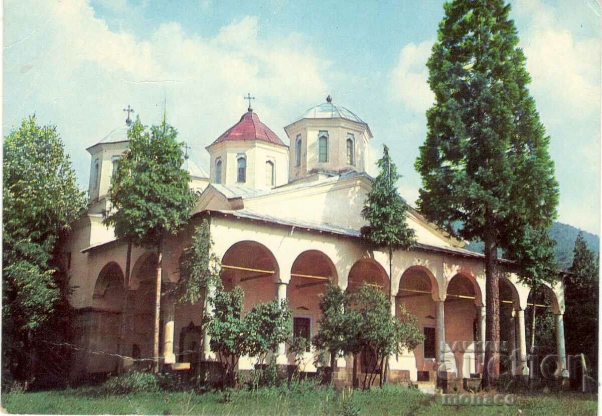 Old card - Mihailovgrad District, Lopushan Monastery