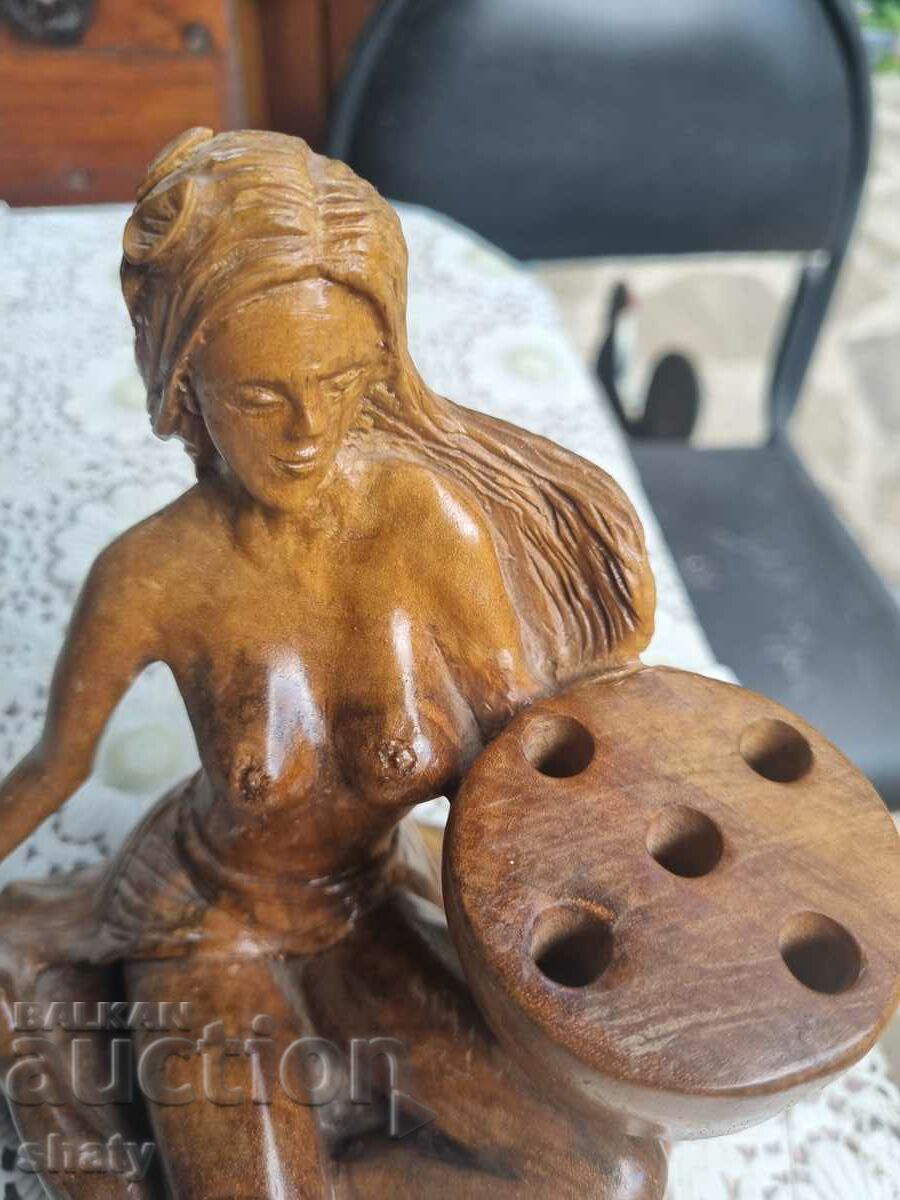 Old wooden figure. Author's Sculpture with price 65.00 BGN | € 33.23 Old wooden figure. Author's Sculpture with price 65.00 BGN | € 33.23