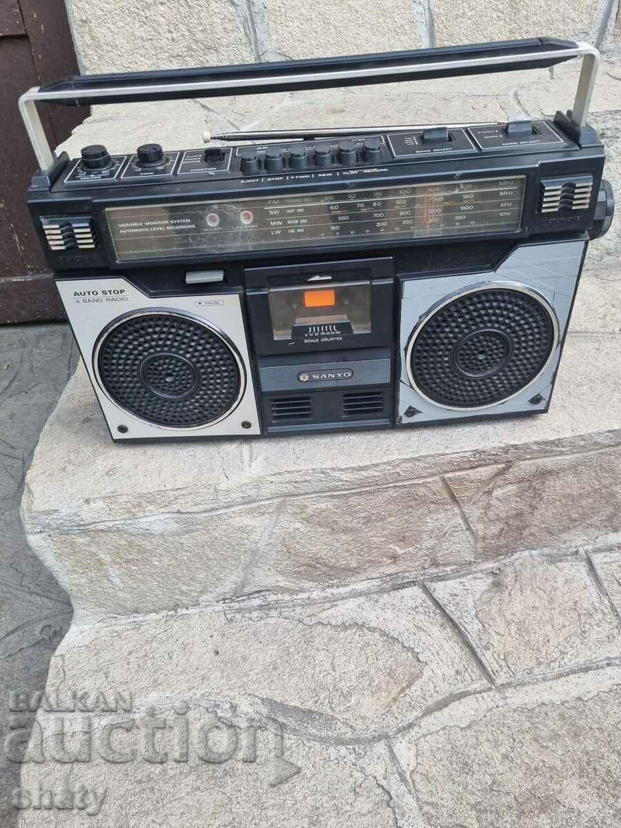 An old cassette player.