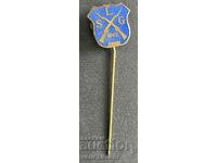 38145 Sweden Badge Swedish Federation Shooting Enamel 1950s