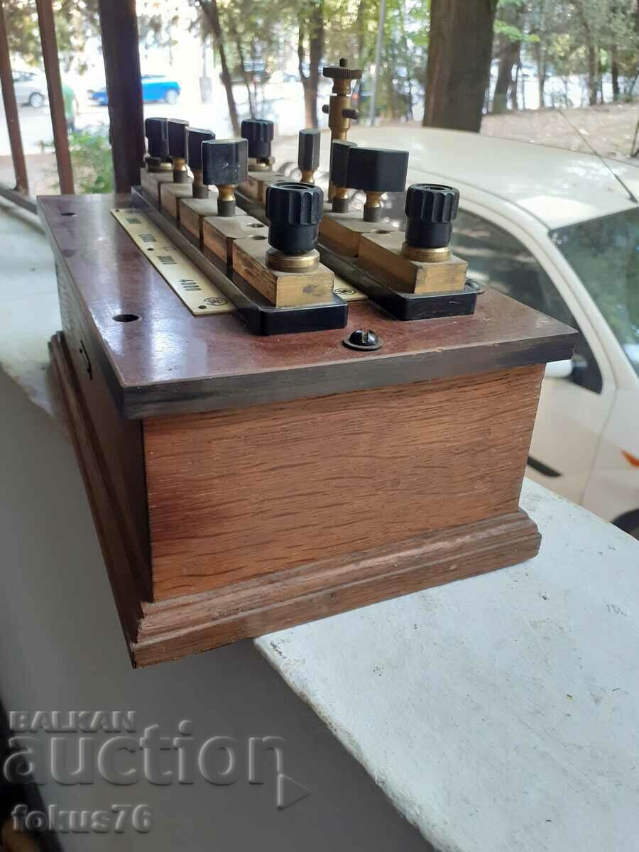 Livrarea Vechi reostat antic Gebr. Ruhstrat 19 c. Livrarea Vechi reostat antic Gebr. Ruhstrat 19 c.