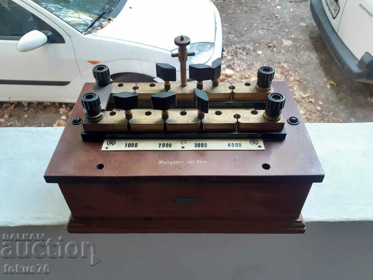 Old antique rheostat Gebr. Ruhstrat 19 c.