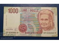 Italia - 1000 de lire sterline 1990