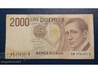 Italy - 2000 pounds 1990