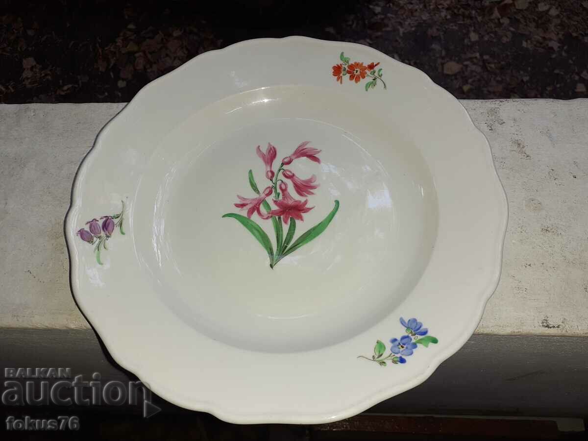 Old Meissen porcelain plate - 5 Old Meissen porcelain plate - 5