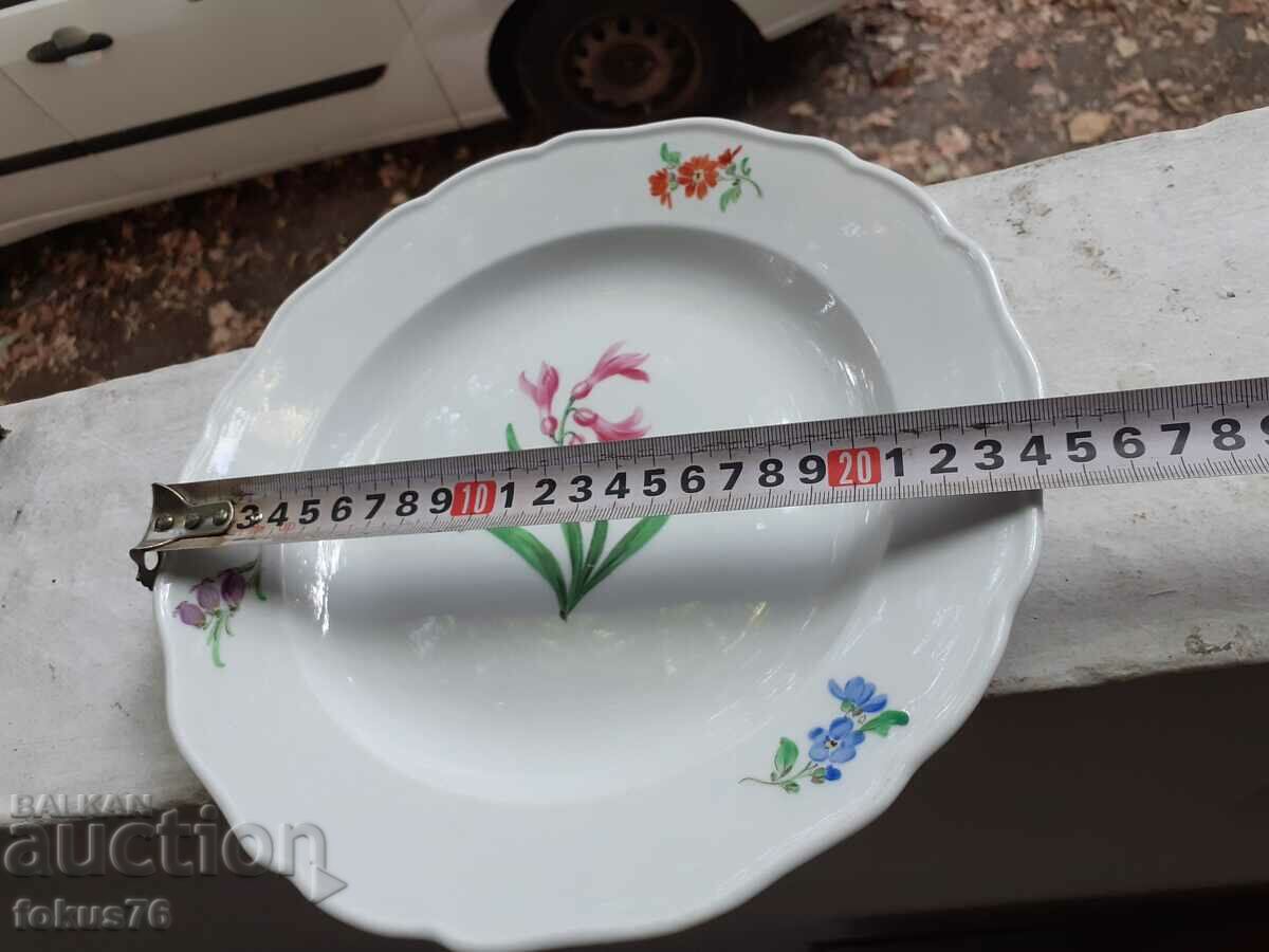 Old Meissen porcelain plate - 6 Old Meissen porcelain plate - 6