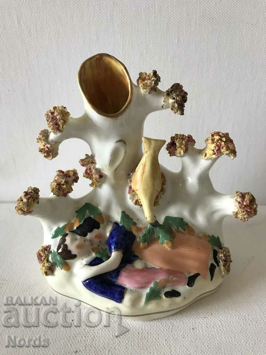 An interesting porcelain figurine