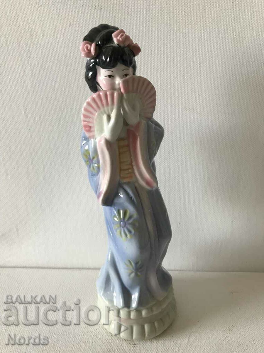 A beautiful porcelain figurine