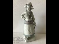 Porcelain figurine with markings