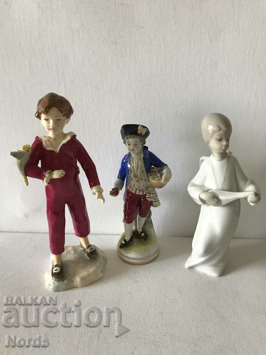 Figurine din porțelan cu marcaje