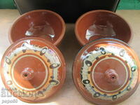 2 pcs. CERAMIC POTS FROM SOCA