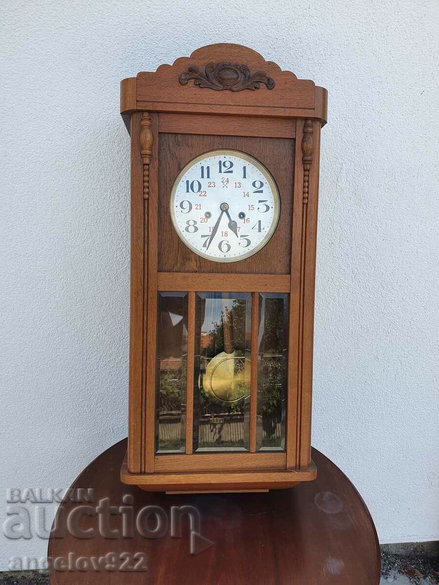 Old German Wall Clock WORKING