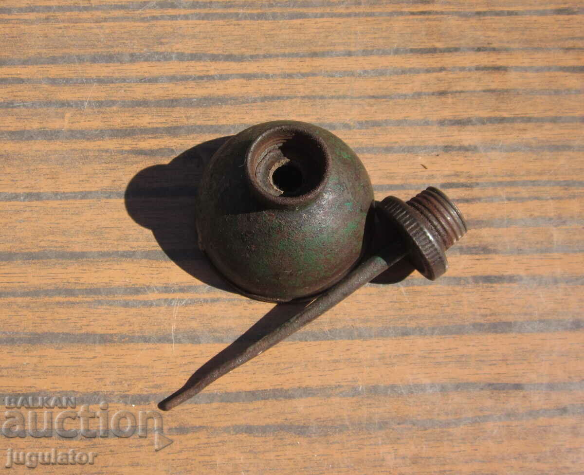 Delivery of old metal butter churn Delivery of old metal butter churn