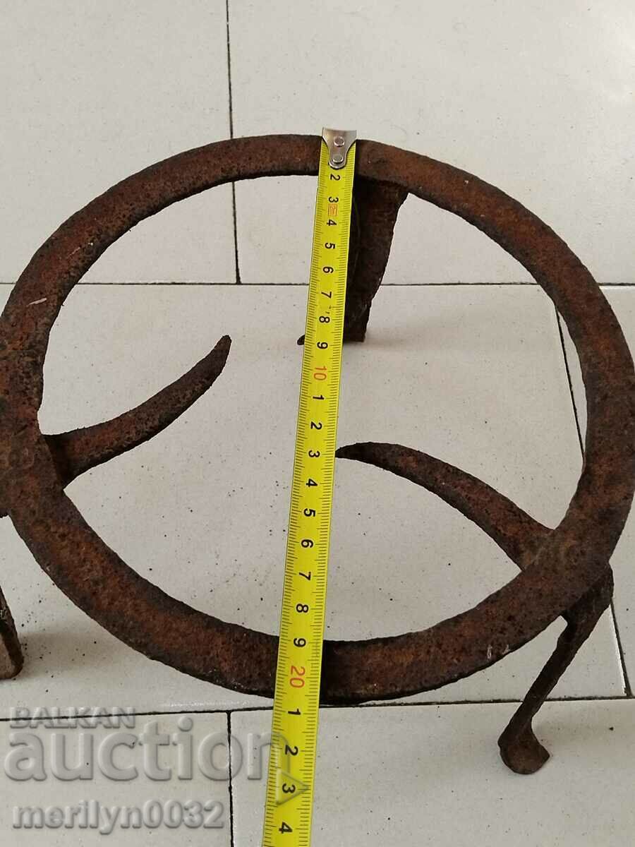 Auction Antique wrought iron stove, hearth, grill, wrought iron Auction Antique wrought iron stove, hearth, grill, wrought iron