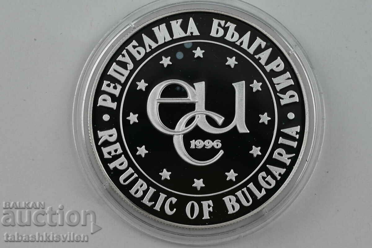 Licitație 1000 BGN 1996 ECU St. Ivan Rilski + Certificat Licitație 1000 BGN 1996 ECU St. Ivan Rilski + Certificat