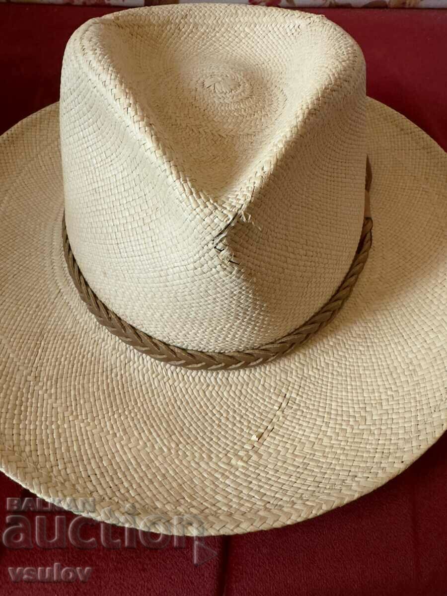 Παράδοση Γνήσιο ψάθινο καπέλο Panama Ecuador / ΗΠΑ