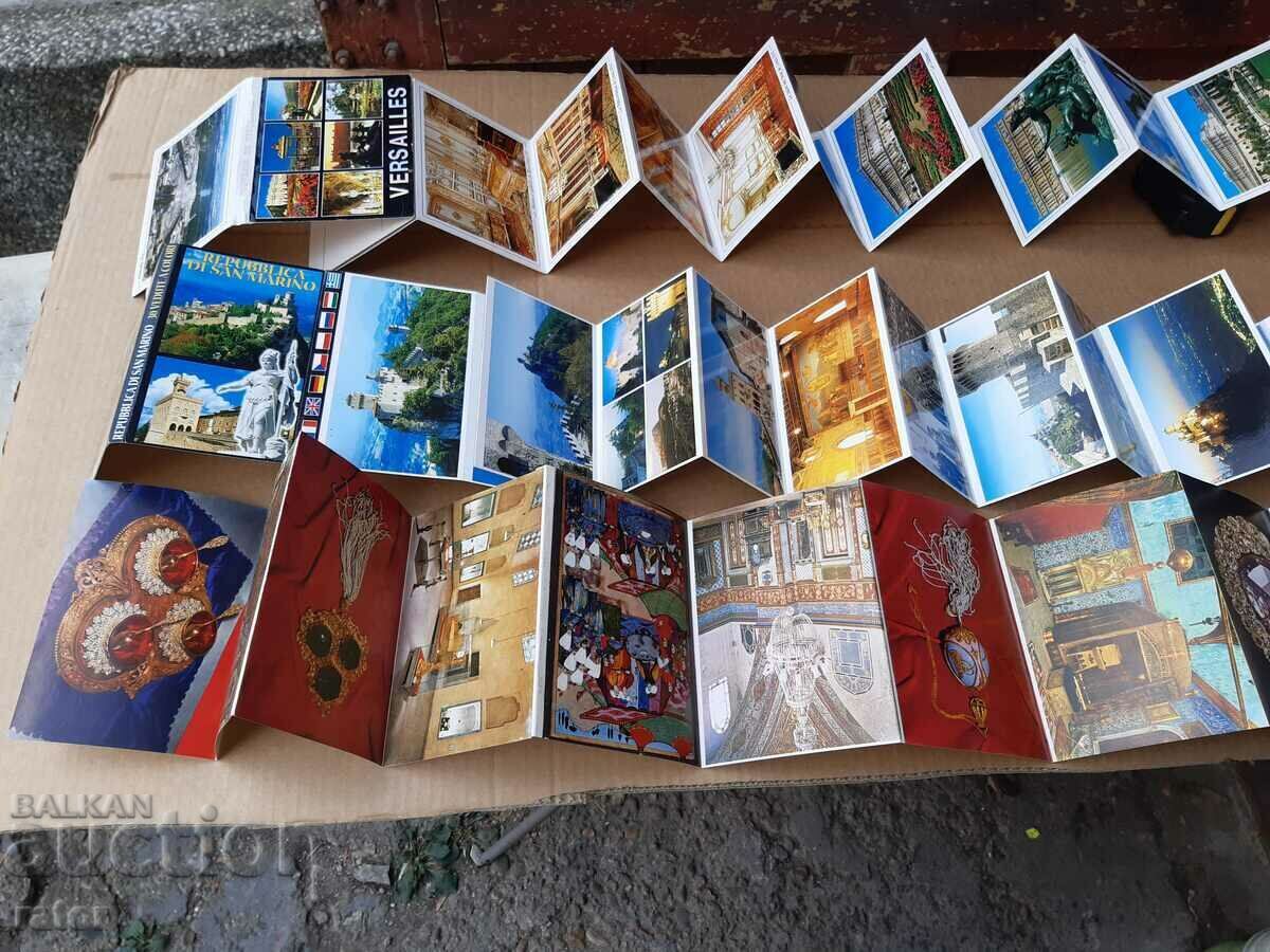 Дипляни , картички - 50 броя  Версай , Сан Марино , Истанбул - 6