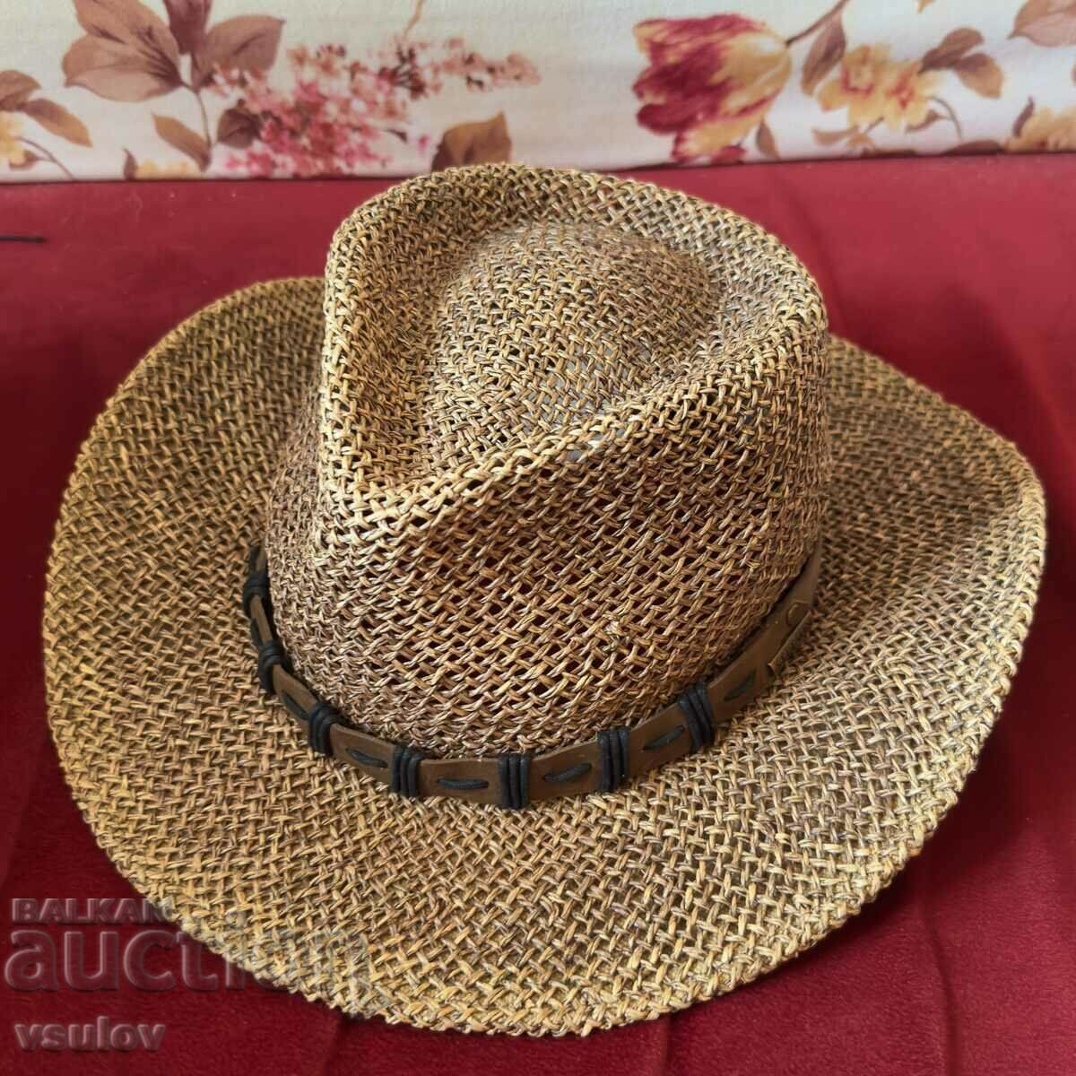 Summer/adventure straw hat from the famous company Stetson