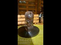 Wooden figure - head