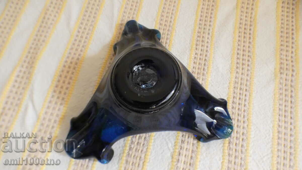 Delivery of Handmade colored glass ashtray