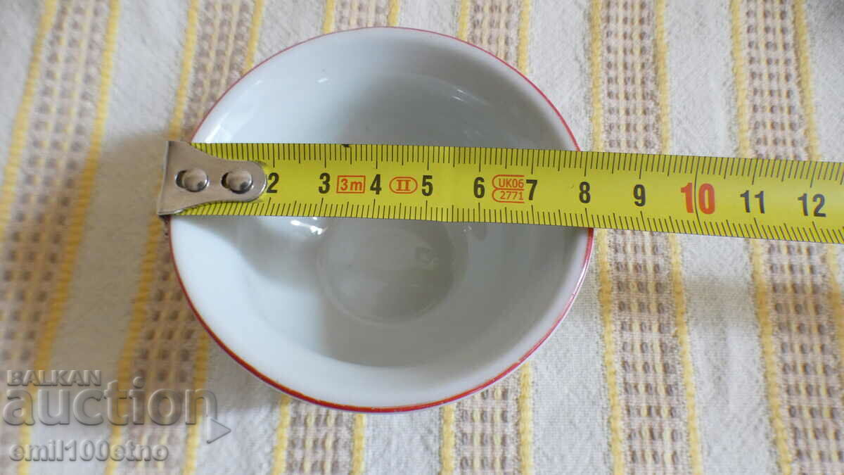 Turkish type coffee cup without a handle, old Bulgarian porcelain - 6 Turkish type coffee cup without a handle, old Bulgarian porcelain - 6
