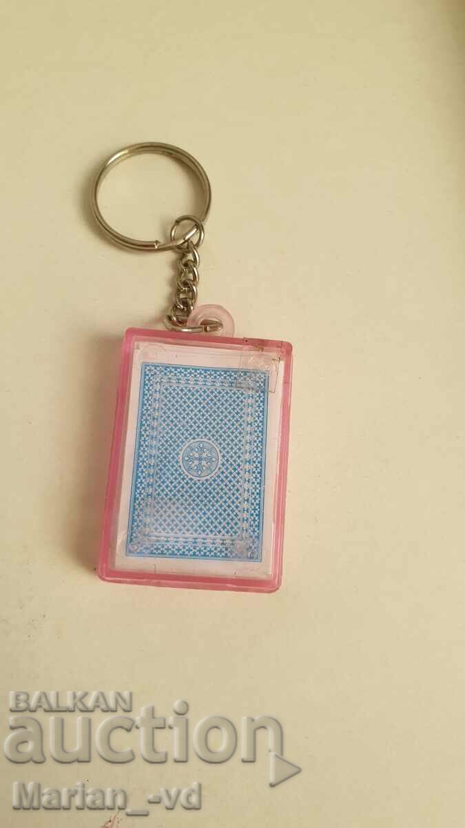 Auction Old key ring with 52 playing cards Auction Old key ring with 52 playing cards