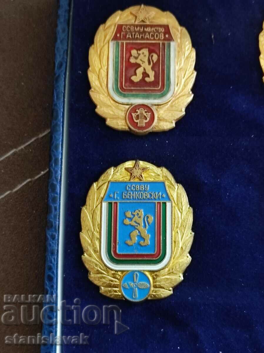 Delivery of A complete set of insignia of the middle sergeant schools Delivery of A complete set of insignia of the middle sergeant schools