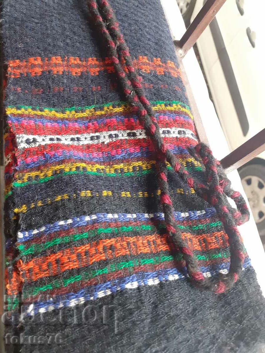 Authentic old wool costume apron - 6 Authentic old wool costume apron - 6