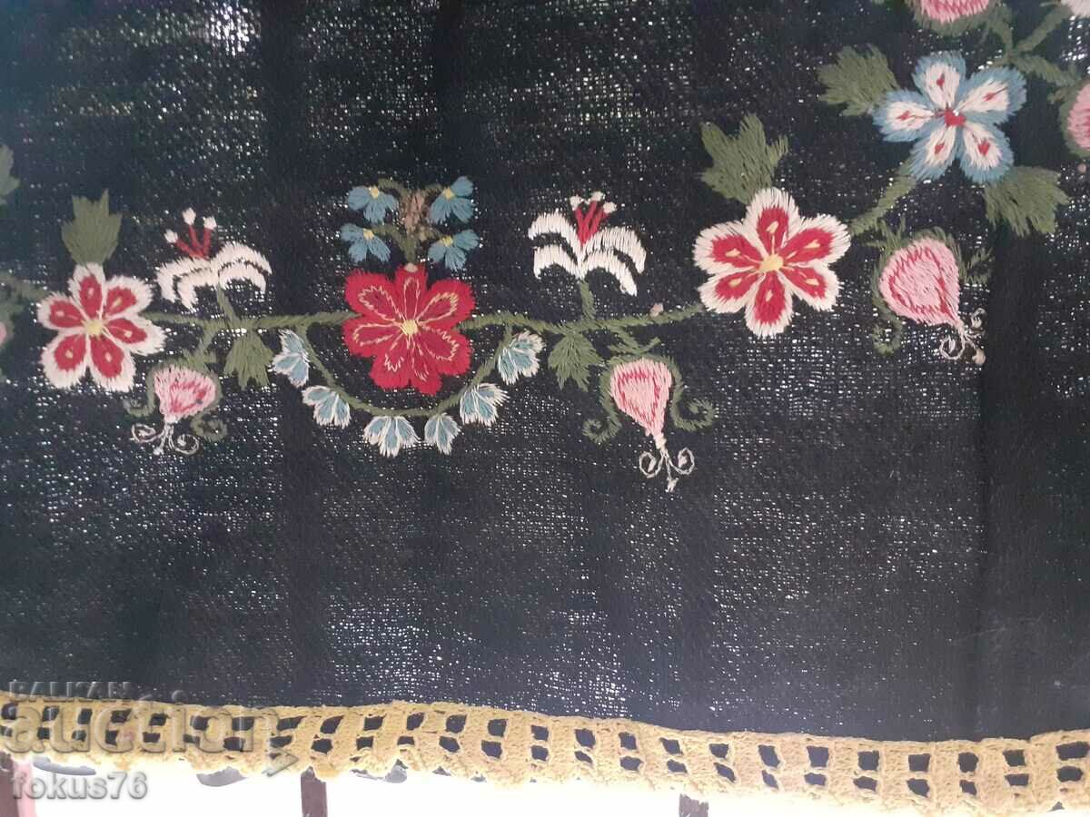 Authentic old woolen apron for costume embroidery with price 49.00 BGN | € 25.05 Authentic old woolen apron for costume embroidery with price 49.00 BGN | € 25.05