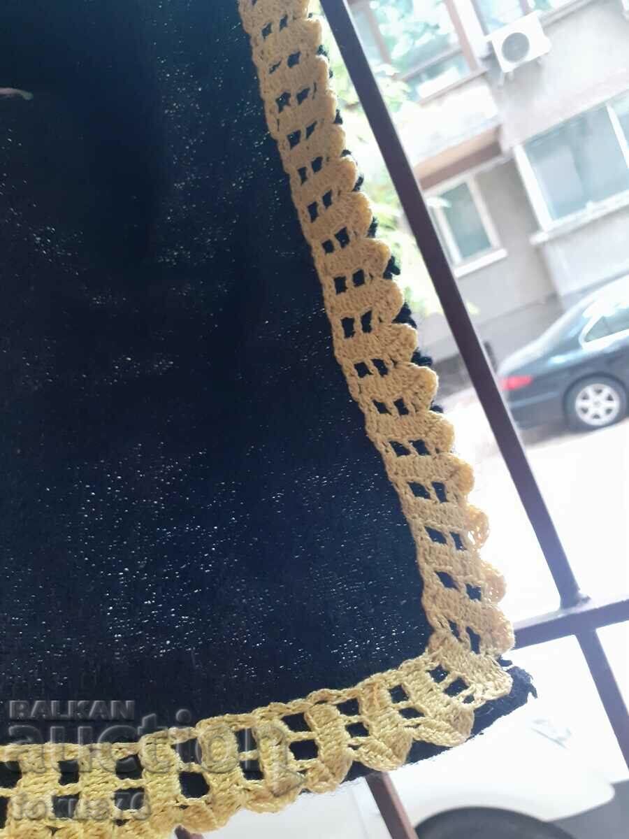 Auction Authentic old woolen apron for costume embroidery Auction Authentic old woolen apron for costume embroidery