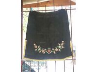 Authentic old woolen apron for costume embroidery