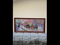 Large antique collectible Dutch tapestry