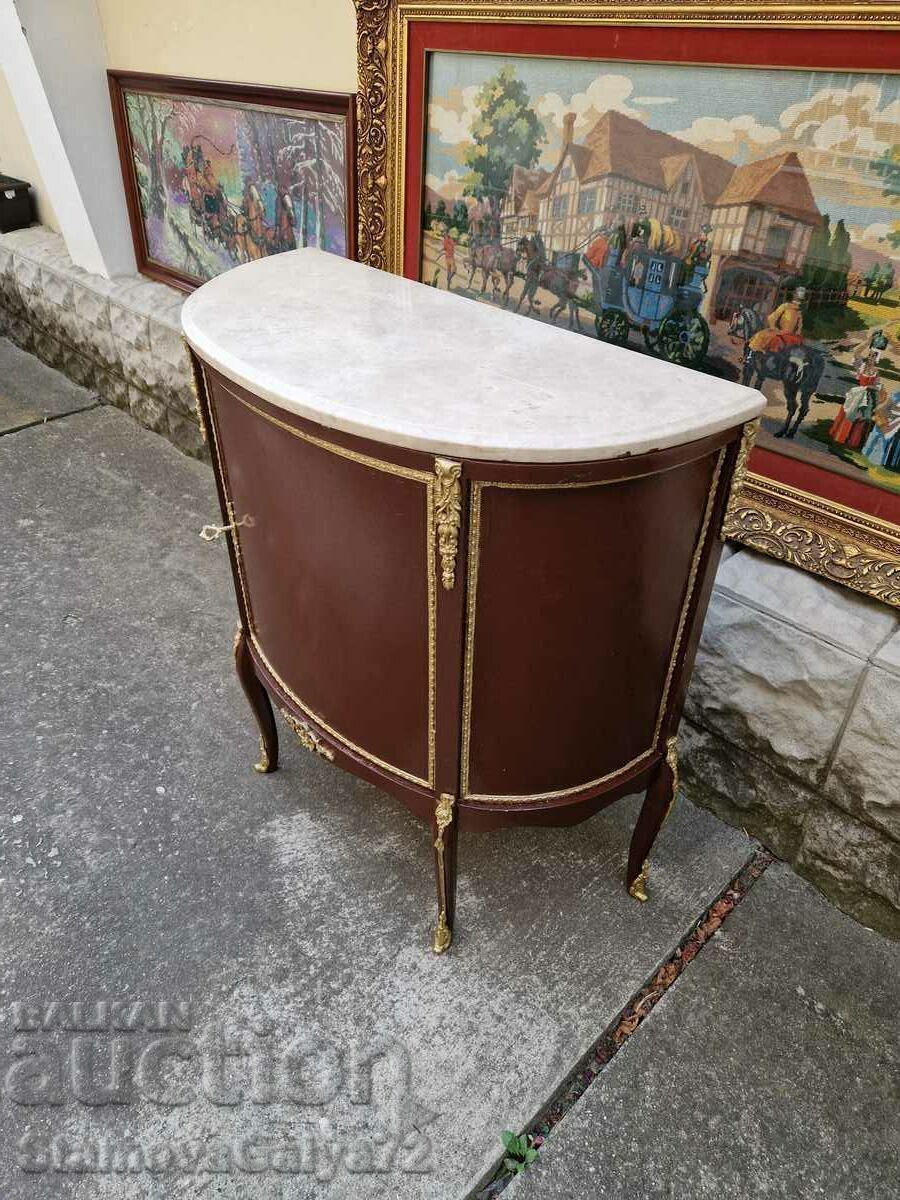 Delivery of A wonderful antique Belgian chest of drawers bar cabinet