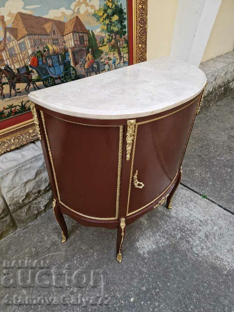A wonderful antique Belgian chest of drawers bar cabinet - 5