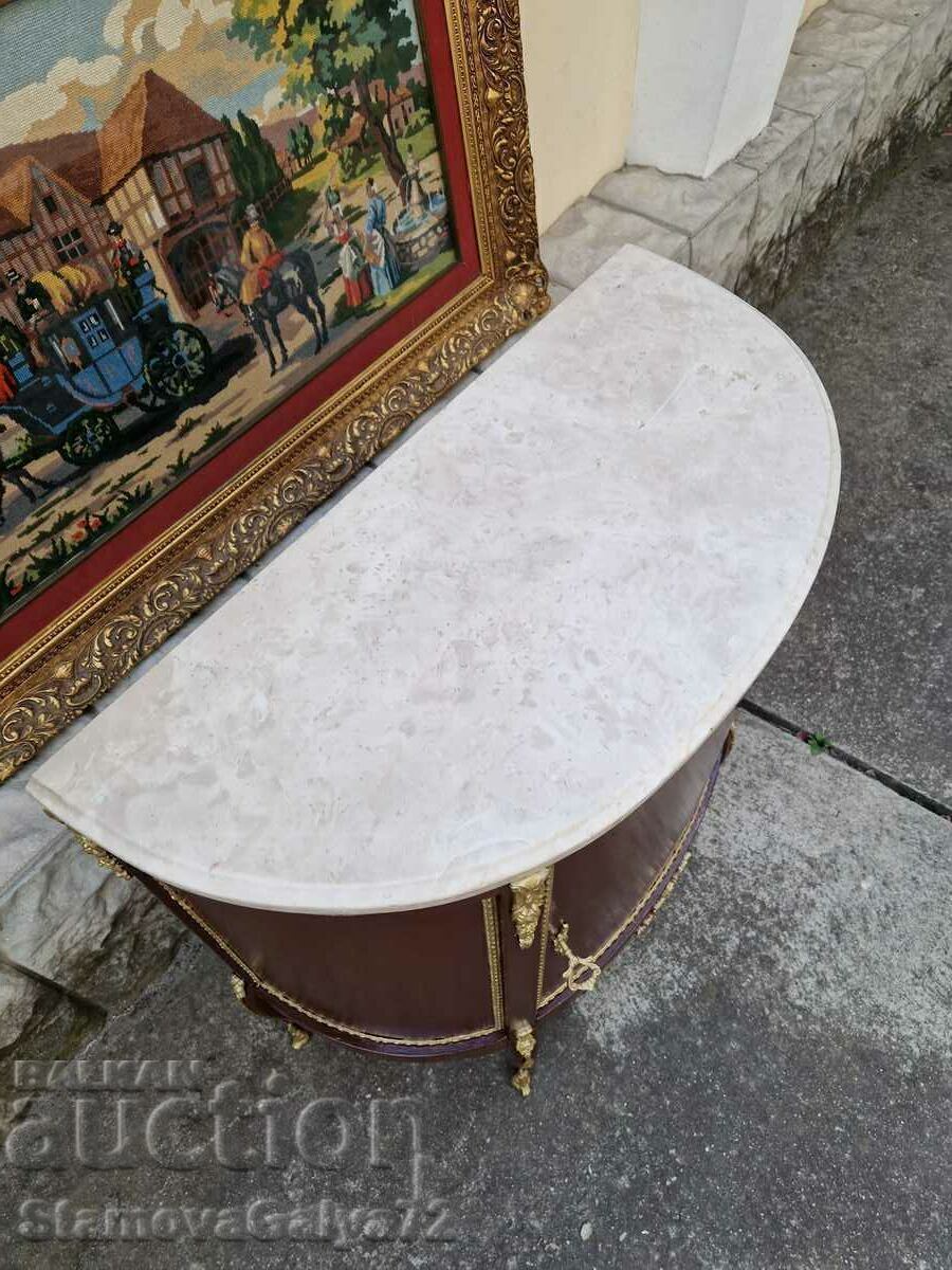 A wonderful antique Belgian chest of drawers bar cabinet - 6