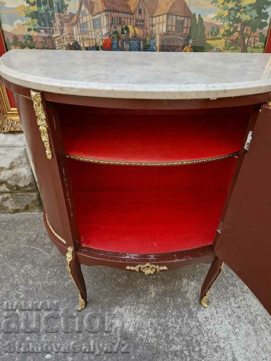 A wonderful antique Belgian chest of drawers bar cabinet - 7