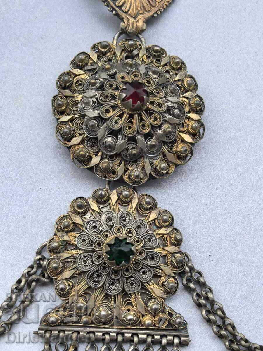 Revival-era Komit (rebel) belt buckle. Huge and heavy. 441g - 7 Revival-era Komit (rebel) belt buckle. Huge and heavy. 441g - 7