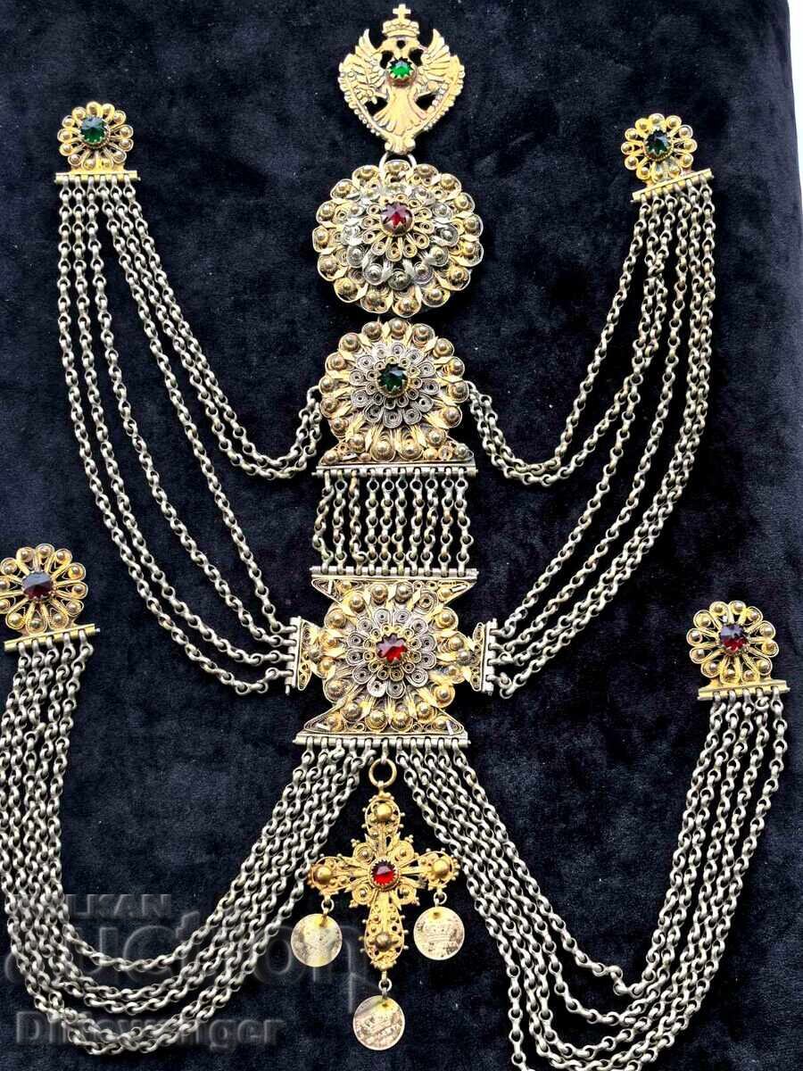 Revival-era Komit (rebel) belt buckle. Huge and heavy. 441g Revival-era Komit (rebel) belt buckle. Huge and heavy. 441g