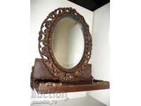 #*7679 old framed mirror