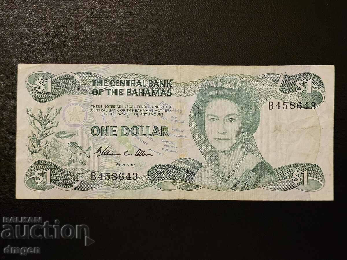 1 Dollar Bahamas 1974