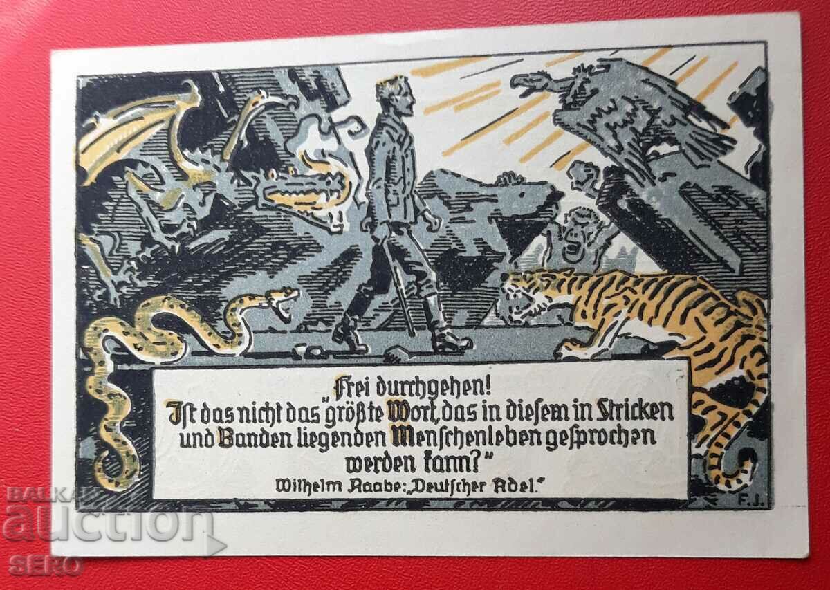 Banknote-Germany-Saxony-Eschershausen-10 Pfennig 1921