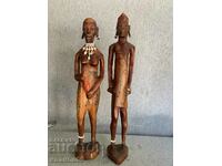 African wooden figures figurines